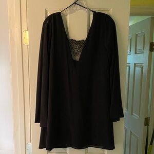 Vintage Forever 21 Black Long Sleeve Dress